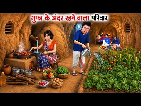 Garmi Mei Gufa Mei Rehane Wala Family Hindi Kahaniya Moral Stories New Funny Comedy Video thumbnail