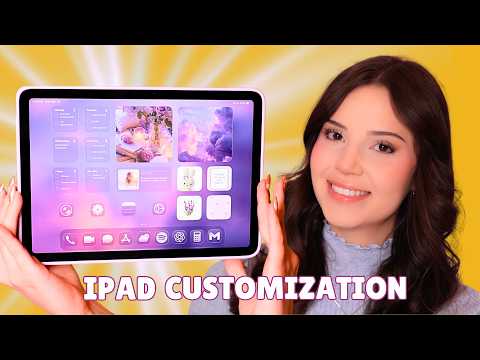 How to Customize your iPad Air | easy & cute | Lock Screen & Home Screen widgets & icons Tutorial thumbnail