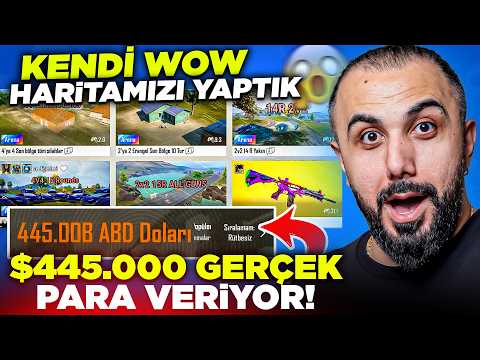 KENDİ WOW HARİTALARIMIZI YAPTIK! 445.000 DOLAR ÖDÜL VEREN HARİTA! 😱 | PUBG Mobile thumbnail