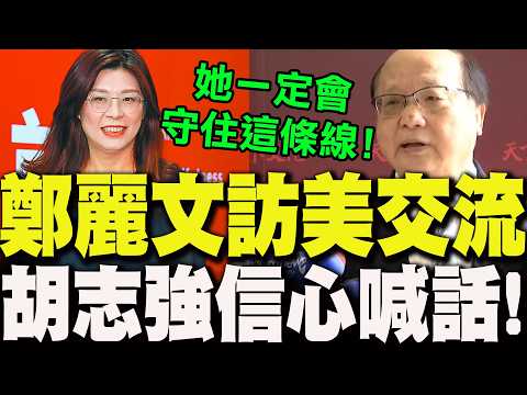 【全程字幕】鄭麗文率中常委訪美交流!胡志強曝國民黨"一問題" 信心喊話:她一定會"扳回一城"守住這條線! thumbnail
