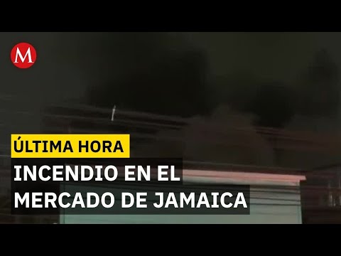 Fuerte incendio en el Mercado de Jamaica controlado al 60% sin víctimas thumbnail