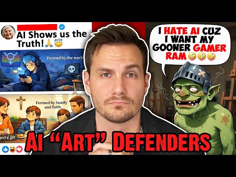 "AI Art Defenders" are Unhinged thumbnail