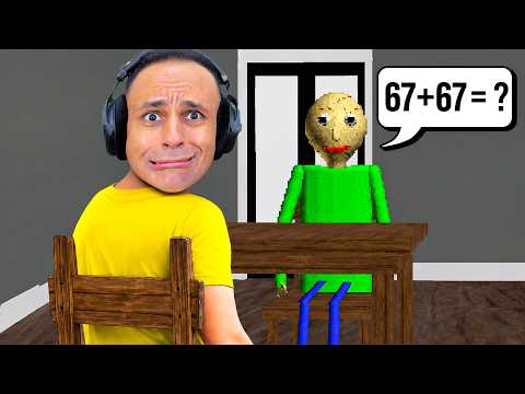 درس خصوصي فى بيت المدرس الشرير بولدى | Baldi's Basics !! 🏡😭 thumbnail