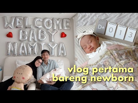 VLOG PERTAMA BARENG NAMI ?? VLOG REALISTIS BARENG BAYI BARU LAHIR ?BEGADANG, MENYUSUI & MANY MORE ? thumbnail