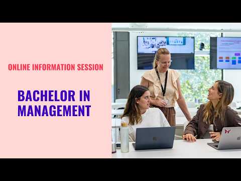 Online information session - USA & Canada | Bachelor in Management thumbnail