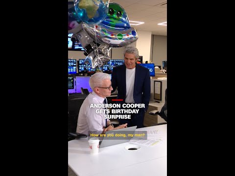 Anderson Cooper gets birthday surprise thumbnail