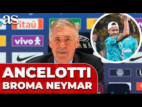 El comentario de ANCELOTTI que hizo REÍR a toda la prensa: "Ahora que se acabó NEYMAR.." thumbnail