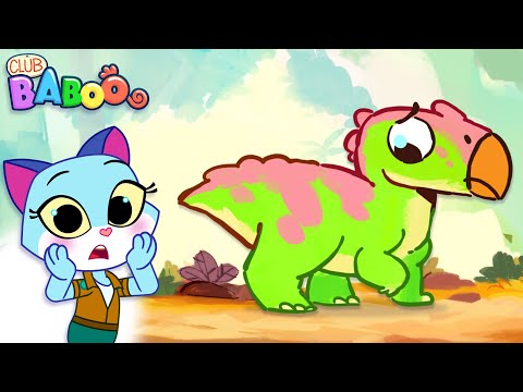 CRYING BABY DINO | Club Baboo Junior | Learn Dinosaur Names for Kids | 1 HOUR Fun Educational Videos thumbnail