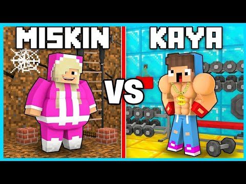 MIPAN & ZUZUZU BUKA TEMPAT OLAHRAGA GYM UNTUK MENJADI BEROTOT DI MINECRAFT! GYM MISKIN VS KAYA thumbnail