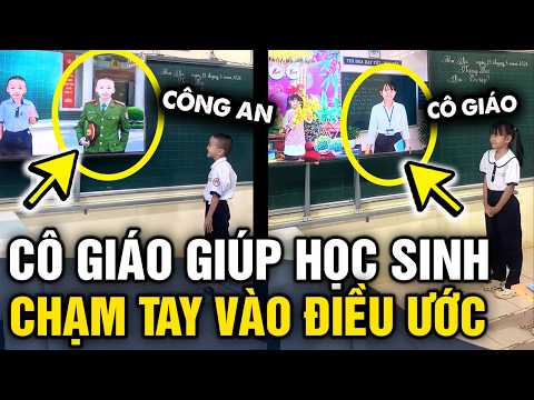 Cô giáo DÙNG AI cho các em học sinh thử một lần CHẠM TAY VÀO ĐIỀU ƯỚC | Tin 3 Phút thumbnail