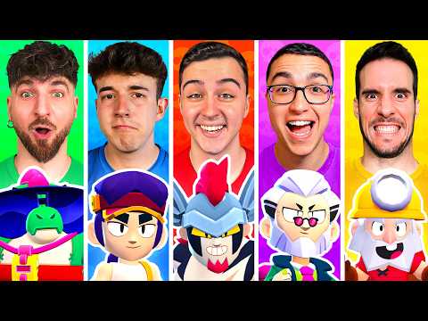 JUGUÉ con EL BRAWLER FAVORITO de CADA YOUTUBER 😱🔥 (perder = castigo) 💀❌ thumbnail