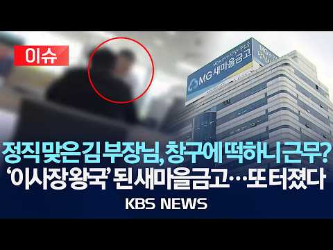 [이슈] 분식회계 적발돼도 징계 없다?…‘이사장 왕국’ 새마을금고/2026년 5월 23일(토)/KBS thumbnail