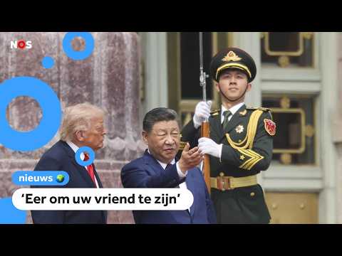 Trump op bezoek bij president Xi van China thumbnail