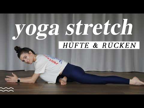 Entspanntes Yoga für Hüfte, Rücken & Schultern | Bye Bye Stress und Anspannung! ? | 25 Min. Stretch thumbnail