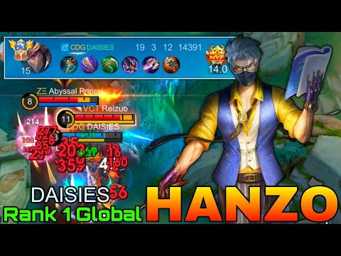 Deadly Jungler Hanzo NonStop Hunt - Top 1 Global Hanzo by DAISIES - Mobile Legends thumbnail