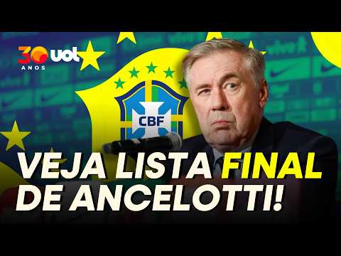 NEYMAR NA COPA DO MUNDO: VEJA CONVOCAÇÃO DE LISTA COMPLETA DE ANCELOTTI thumbnail