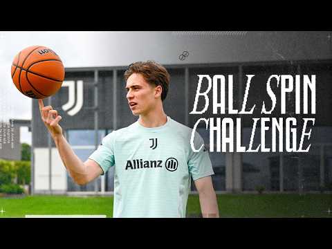 NBA VIBES AT TRAINING! 🏀 | Juventus Ball Spin Challenge 🌪️ thumbnail
