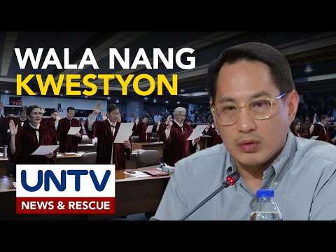 House prosecutor, naniniwalang wala nang kwestyon sa hakbang ng Kamara sa impeachment thumbnail