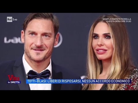 Divorzio Totti-Blasy: manca l'accordo sui soldi e sulle spese per i figli - Vita in diretta thumbnail