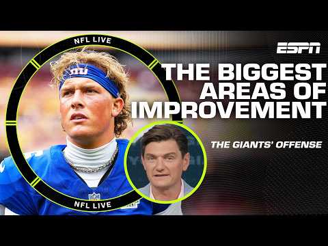 Jeff Darlington details how the Giants' offense will look to change this season 🏈 | NFL Live thumbnail
