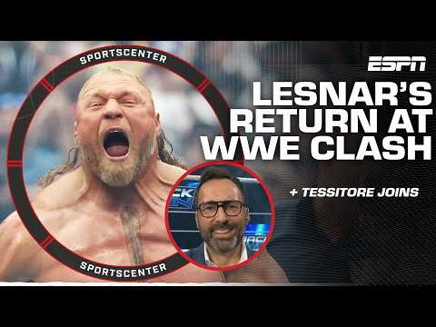 Joe Tessitore speaks on Brock Lesnar returning to fight Oba Femi | SportsCenter thumbnail