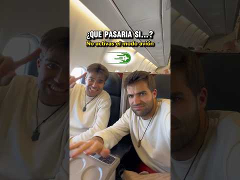 Esto es lo que  pasa si no activas el Modo Avión en un vuelo? ✈️😰 @h@holafly thumbnail