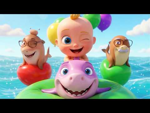 Baby Shark Balloons 🎈 + Gumball Machine - Learn Colors - Kids Songs and Nursery Rhymes - LooLoo Kids thumbnail