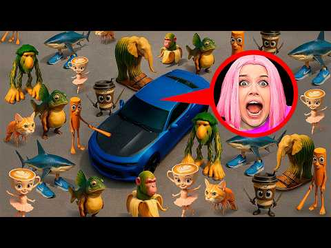 ВСЕ BRAINROT НАПАЛИ НА НАШУ МАШИНУ *Tung Tung Sahur, Ballerina Cappuccina, BRR BRR PATAPIM* thumbnail