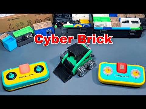 CyberBrick , Best 3D Printed RC Kit for Beginners ? Skid Loader Build - P1 thumbnail