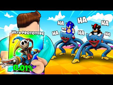 I PRETENDED TO BE NOOB THEN USED 0.001% PROTOTYPE IN +1 POPPY PLAY TIME !! thumbnail