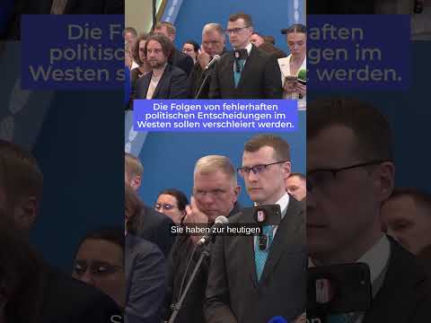 „Dreiste Lüge!“ – Putin greift Europas Kriegsrhetorik frontal an thumbnail