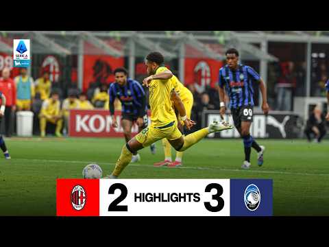 Pavlović e Nkunku segnano nel finale ma non basta | Milan - Atalanta 2-3 | Highlights Serie A thumbnail