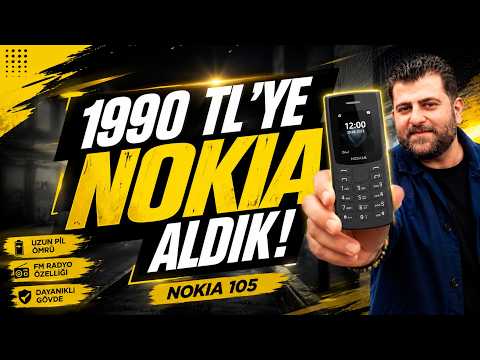 BİM'de satılan tuşlu asker telefonu Nokia 105 2023 kutu açılış ve inceleme thumbnail