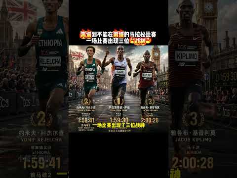 一场马拉松惊现3位“战神”，破世界纪录只能排名第三？破2也只能获得亚军？#马拉松 #marathon #sports #田径 #运动 #精彩片段 #有趣 #体育 thumbnail