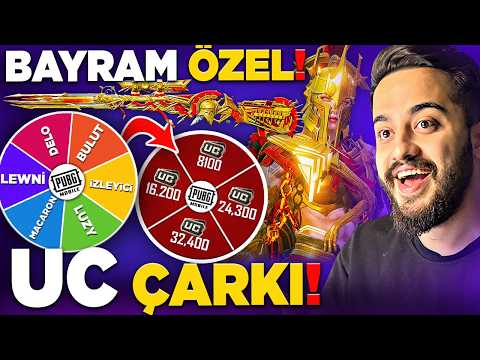 BAYRAM ÖZEL UC ÇARKI YAPTIK! EKİP ÇILDIRDI! PUBG Mobile thumbnail