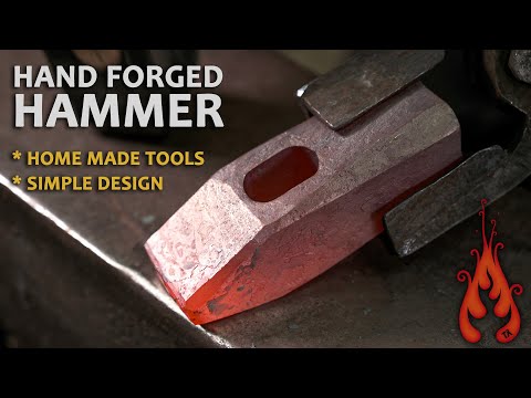 Blacksmithing - A Beginners Guide: Forging a Hammer by Hand thumbnail