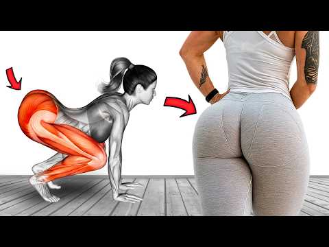 8 MINUTOS | 8 Exercícios Para GLÚTEOS GRANDES em Casa! ? (Simples e Eficiente) thumbnail