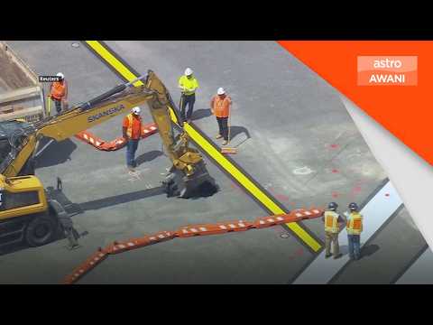 Lubang benam tutup landasan LaGuardia, ratusan penerbangan terjejas thumbnail