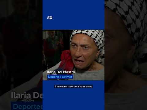 Flotilla activists allege beatings and psychological abuse in Israeli detention | DW News thumbnail
