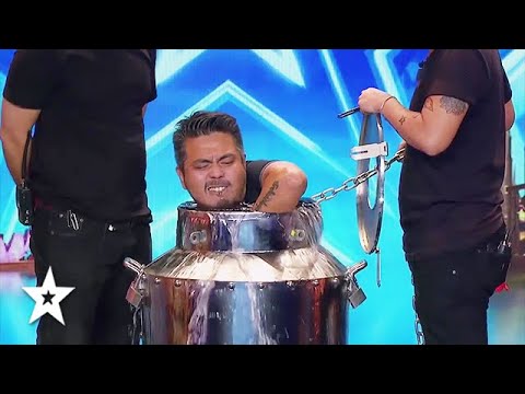 Craftiest Escape Artists Risk Their LIVES For Got Talent thumbnail