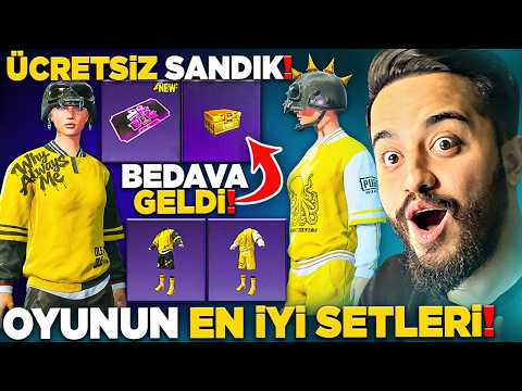 OYUNUN EN İYİ SETLERİ ÜCRETSİZ SANDIKTA GELDİ! BAYILACAKSINIZ! PUBG Mobile thumbnail