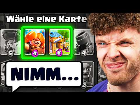 ??GEGNER WÄHLT MEINE KARTEN, BIS ICH RAUSFLIEGE... | Clash Royale Deutsch thumbnail