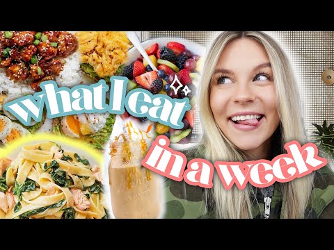 DAS esse ich alles in einer Woche 🤤💕 ( What I eat in a week + Rezepte ) | Dagi thumbnail