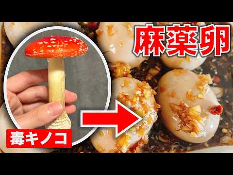 【毒きのこ】本当にイケない食材で麻薬卵を作ってみた thumbnail