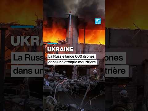 Ukraine : la Russie lance 600 drones dans une attaque meurtrière • FRANCE 24 thumbnail