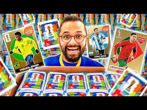 GASTEI R$7 000 EM FIGURINHAS DA COPA PRA ENCONTRAR AS LEGENDS 😳⚽ thumbnail