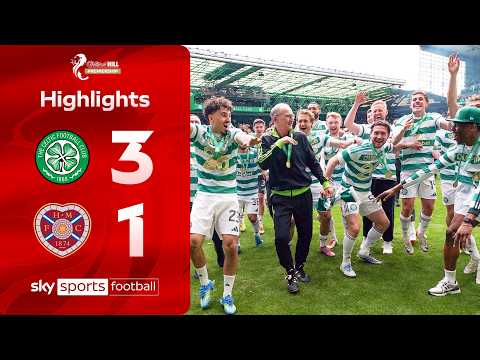 Celtic crowned CHAMPIONS after dramatic finish! ? | Celtic 3-1 Hearts | SPFL highlights thumbnail
