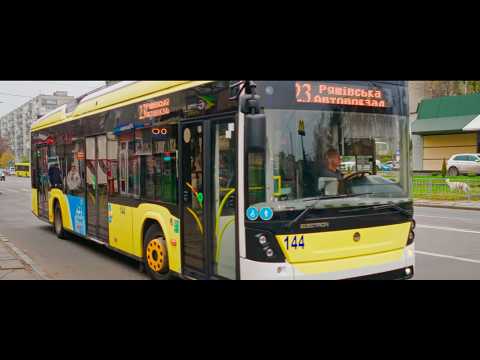 Ukraine, Lviv, trolleybus 23 ride from Куровця (485) to Океан (486) thumbnail