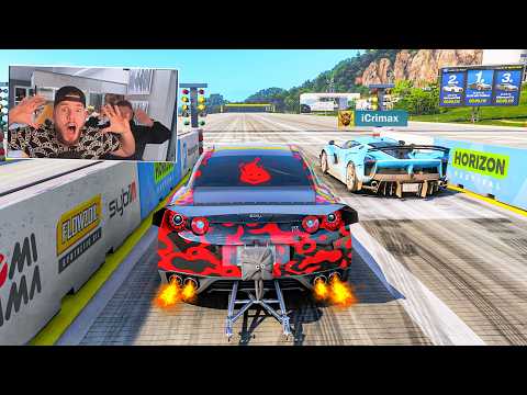 RENNEN gegen iCRIMAX mit 3000 PS NISSAN GTR! Forza Horizon 6 thumbnail
