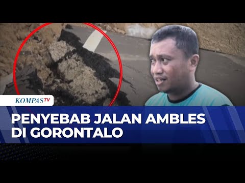 Jalan di Kabupaten Gorontalo Ambles Akibat Longsor, Akses Warga Terganggu thumbnail